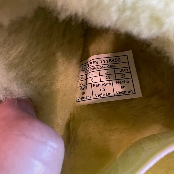 UGG Fluff Yeah Poppy Slide Pollen Poppy women size 10 - Picture 4 of 5